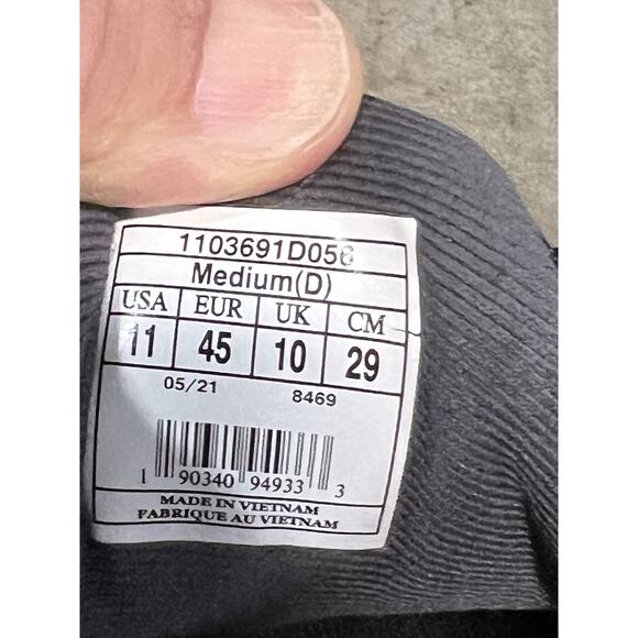 Brooks Ghost 14 Black Blue Running Comfort Athletic Shoes Mens Size 11 - Picture 10 of 10